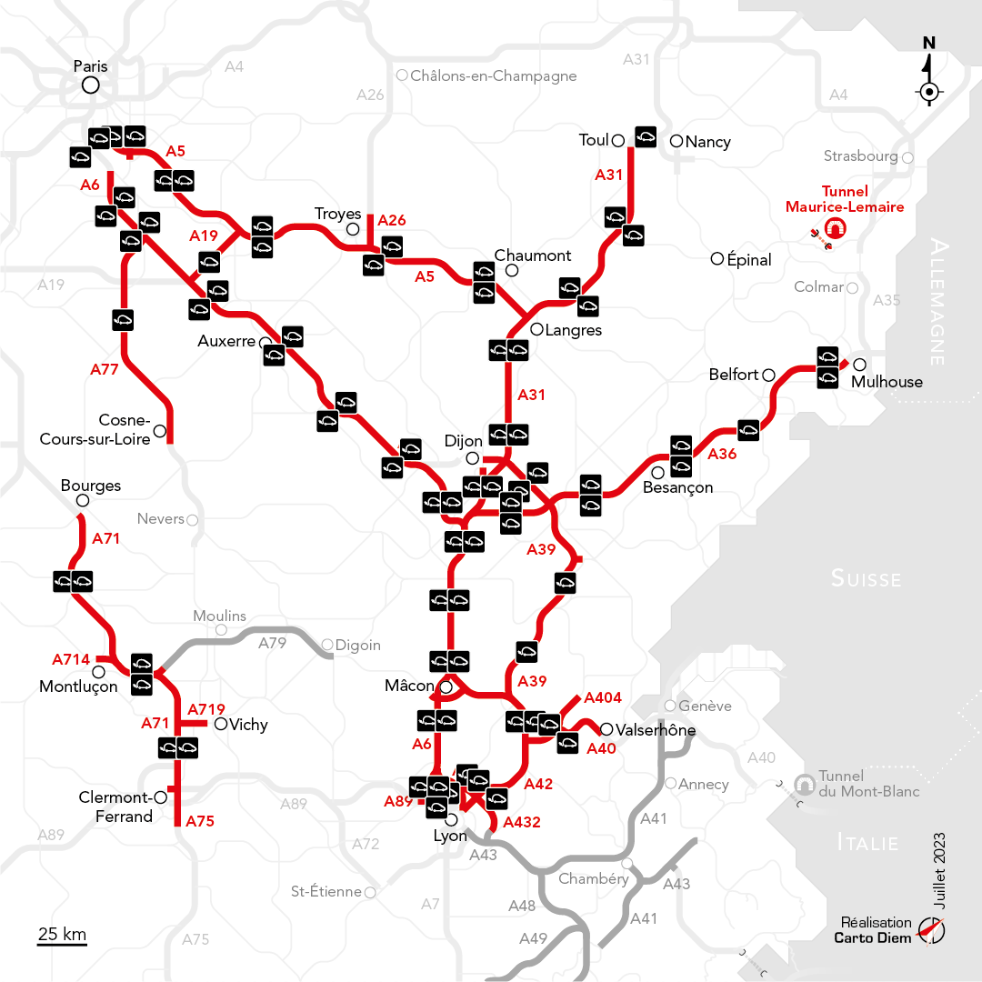 APRR map